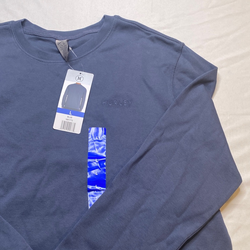 Hurley Men's Slate Crewneck Sweater - Picture 6 of 16